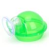Suction Cup Reptile Feeder Translucent Aquatic Nursery Basin for Amphibian Reptile Tortoise Gecko
