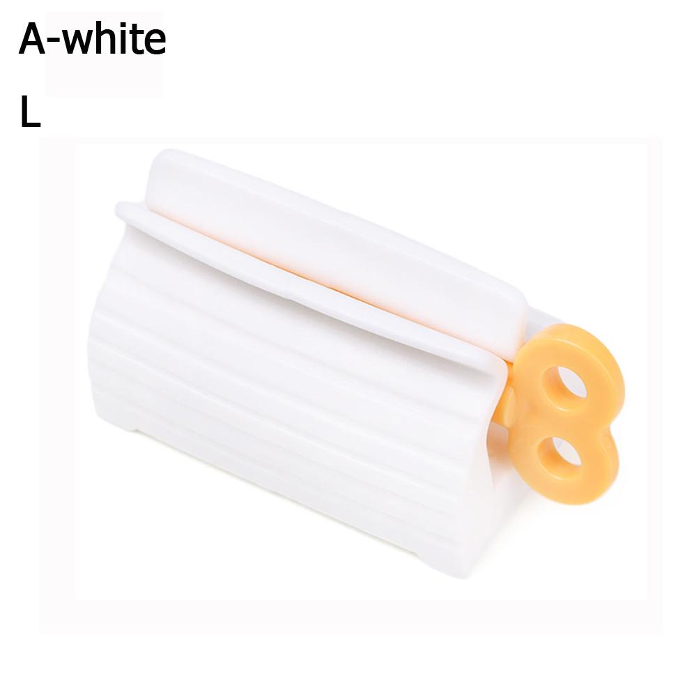 Принадлежности для ванной комнаты Пластиковый ручной выдавливатель зубной пасты, вращающийся держатель для тюбика, подставка для зубной щетки