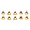 10pcs CNC Carbide Tips Inserts Blade Cutter Lathe Turning Tool With Box