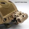 25mm Adjustable Helmet Flashlight Mount with Fishbone Slider Rail