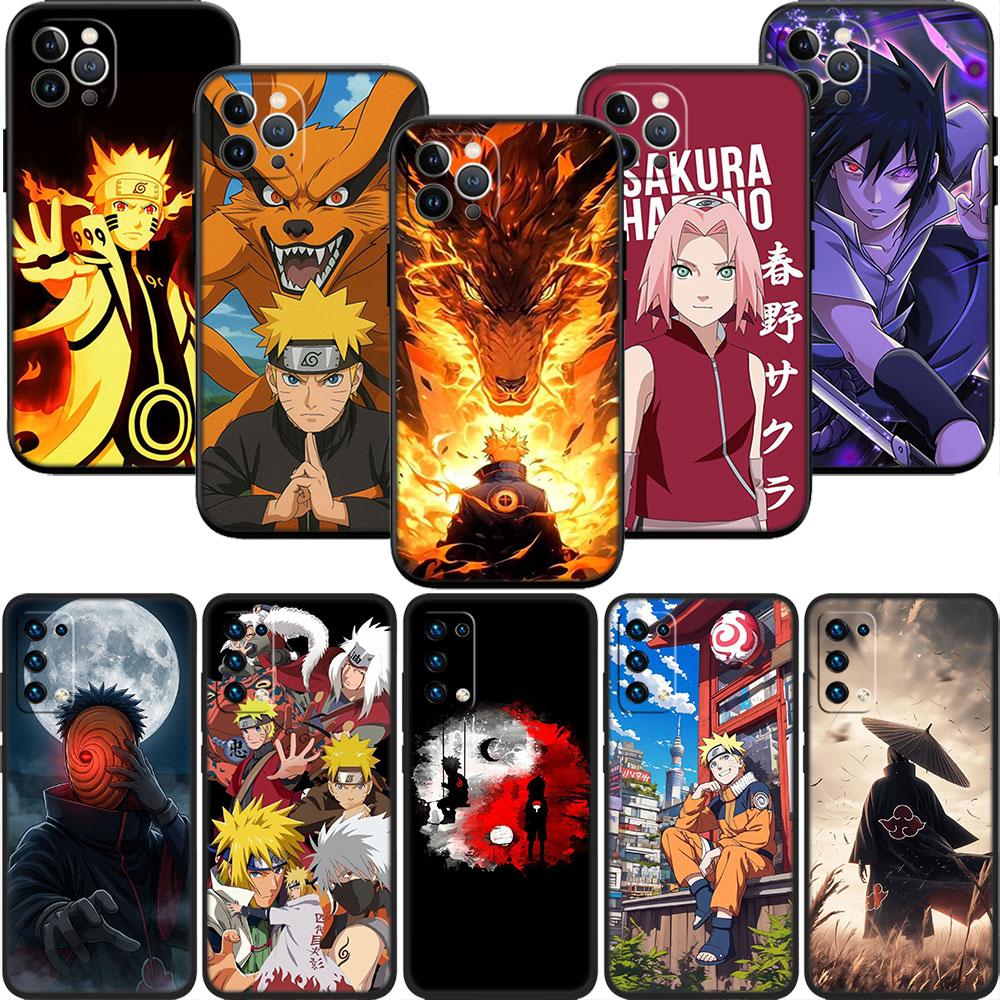 LO9 Anime Naruto Soft Shell Phone Case for OPPO A3 Pro A72 A74 A76 A77 A77S A78 A79 A94 A95 A18 A40M A58