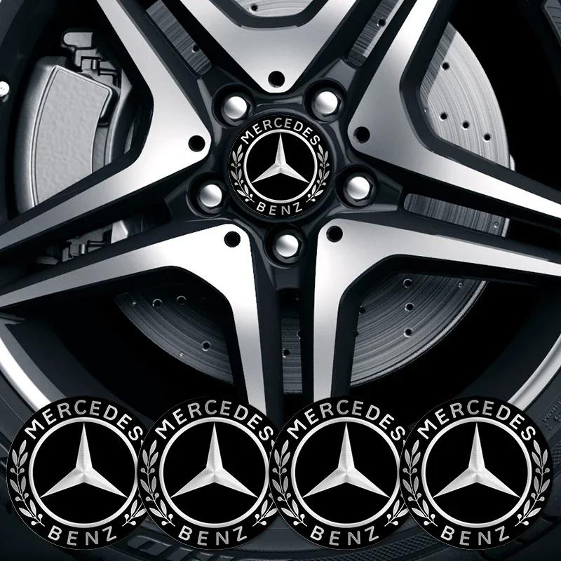 AABGZ1 4Pc 56mm/65mm Car Wheel Center Hub Cap Auto Rim Covers For Mercedes Benz C180 C200 C260 C300 W108 W124 W126 W140 W168 W169 W1761