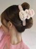 Cute Plush Cartoon Metal Hair Clip For Women's Summer Hair Curls, Hair Accessories