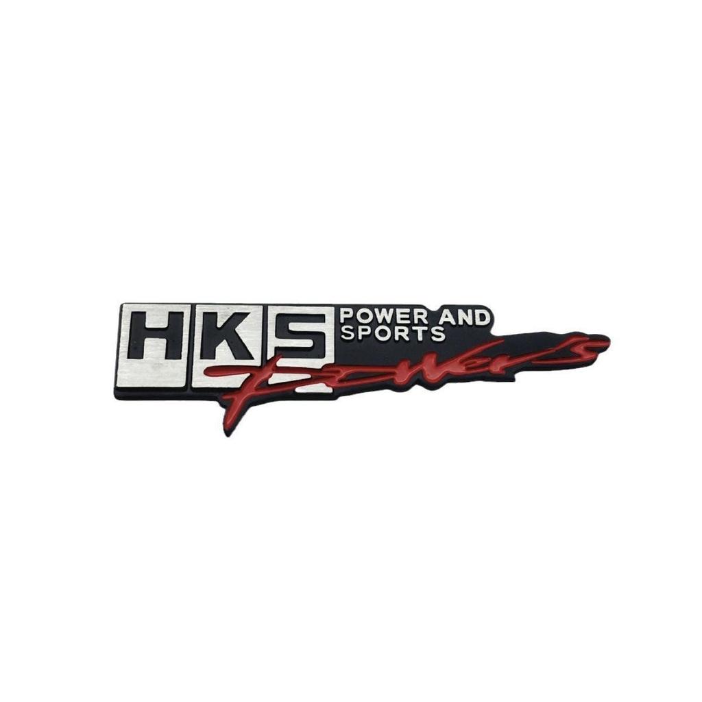 Металлическая 3D-наклейка HKS для автомобилей Honda