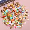 10/20/30pcs Baby Girls Hair Clips Grils Cute Flower Hairpin Matte Snap Barrettes Hair Clips Mix Styles Hair Accessories