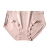 Long Staple Cotton Underwear Women's Underwear Silk Breathable High Elastic Mid Rise Antibacterial Triangle Pants