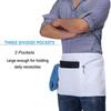 Unisex Waist Apron Polyester Waiter Half Waist Apron New Half Apron  Hairdresser