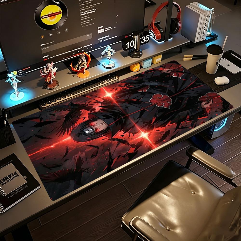 Naruto Large Mouse Pad Office Mouse Mats Computer Desk Mat Non-Slip Rubber Bottom Computer Desk Office Decoration Accessory