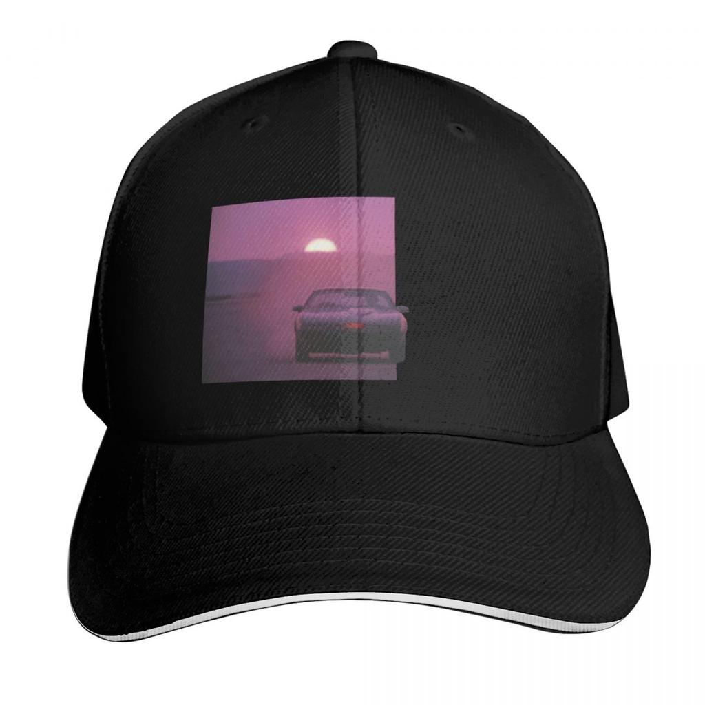 KITT Sunset Baseball Cap Trucker Cap hats for Unisex Uv Protection Solar Hat Unisex hat Women Hats Unisexs