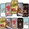 Phone Case for Samsung Galaxy S25 S24 S23 iPhone 16 15 Xiaomi Redmi Note 14 13 12 16E X 11 Pro Max OPPO Moto A3 Huawei Gift Snow Merry Christmas Cover