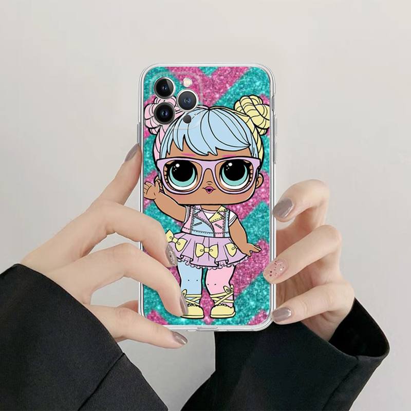 Прекрасный телефон с мягкой анимацией для Iphone XS Pro 6 XR 11 Mini X 6s 14 8 13 Max 7 12 Plus, мягкий прямой силиконовый чехол из ТПУ