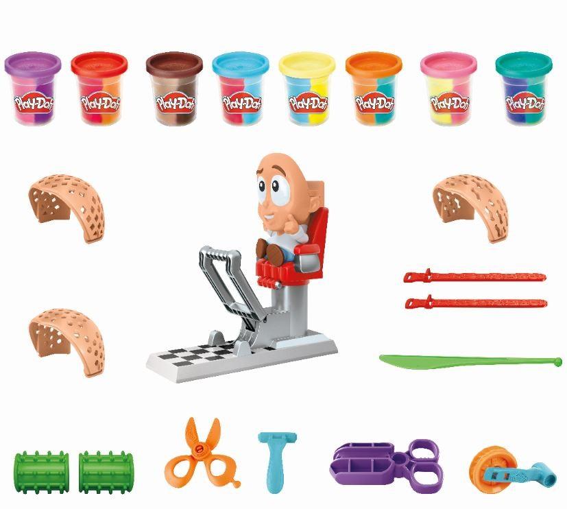 Hasbro PlayDoh Hairstyle Set Create your dream hairstyles with colorful