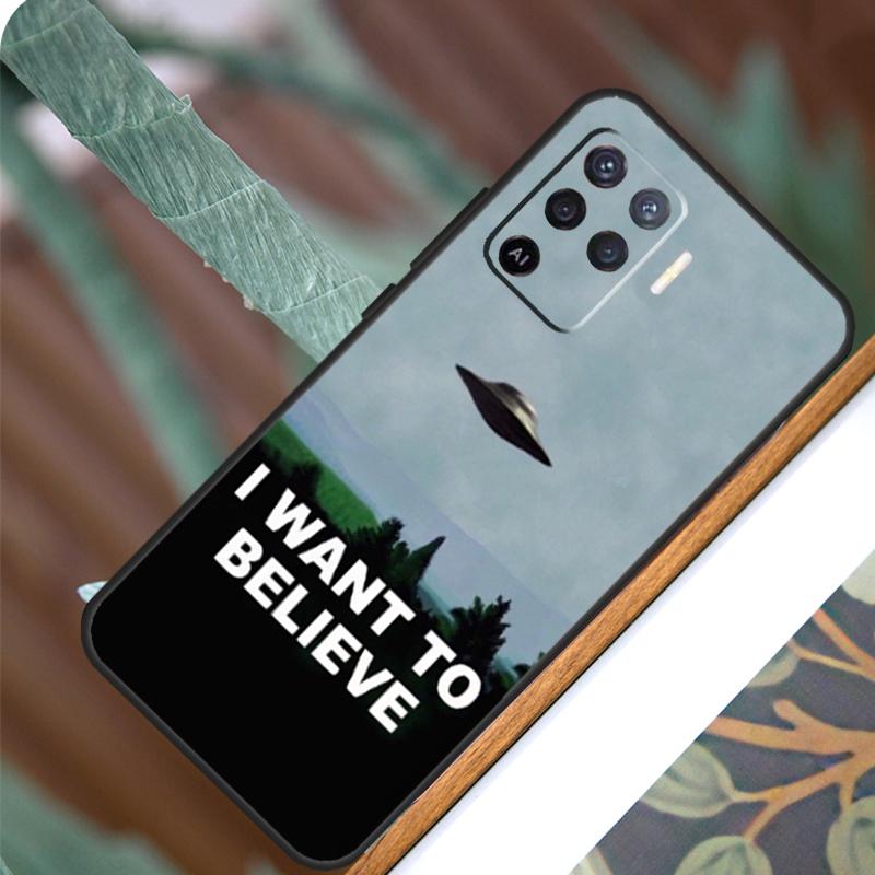 Я хочу верить Чехол для OPPO A17 A16 A15 A79 A58 A78 A98 A74 A94 A77 A5 A9 A96 A76 A52 A72 A53S A54S A57S