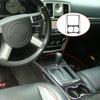 4Pcs For Chrysler 300 Carbon Fiber Interior Transmission Cupholder Cover Trim