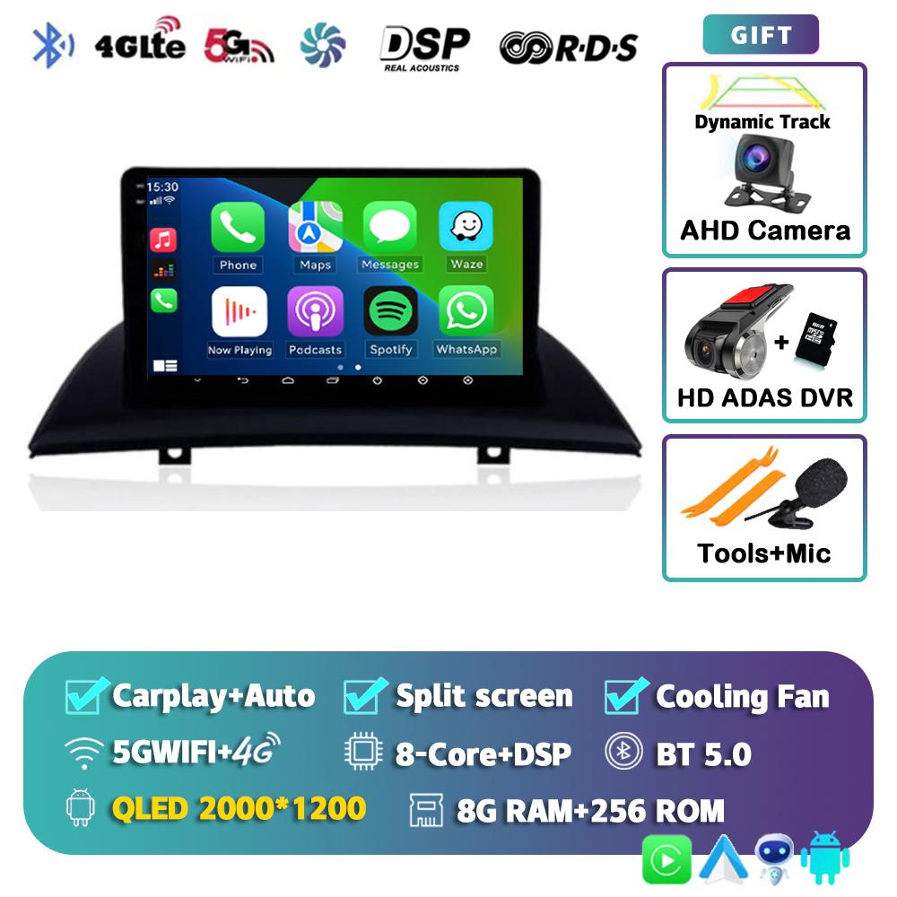 Android 14 Carplay Auto WIFI+4G автомобильное радио для BMW X3 E83 2004 - 2012 Мультимедиа GPS Видеоплеер Стерео 2din DSP Головное устройство Аудио