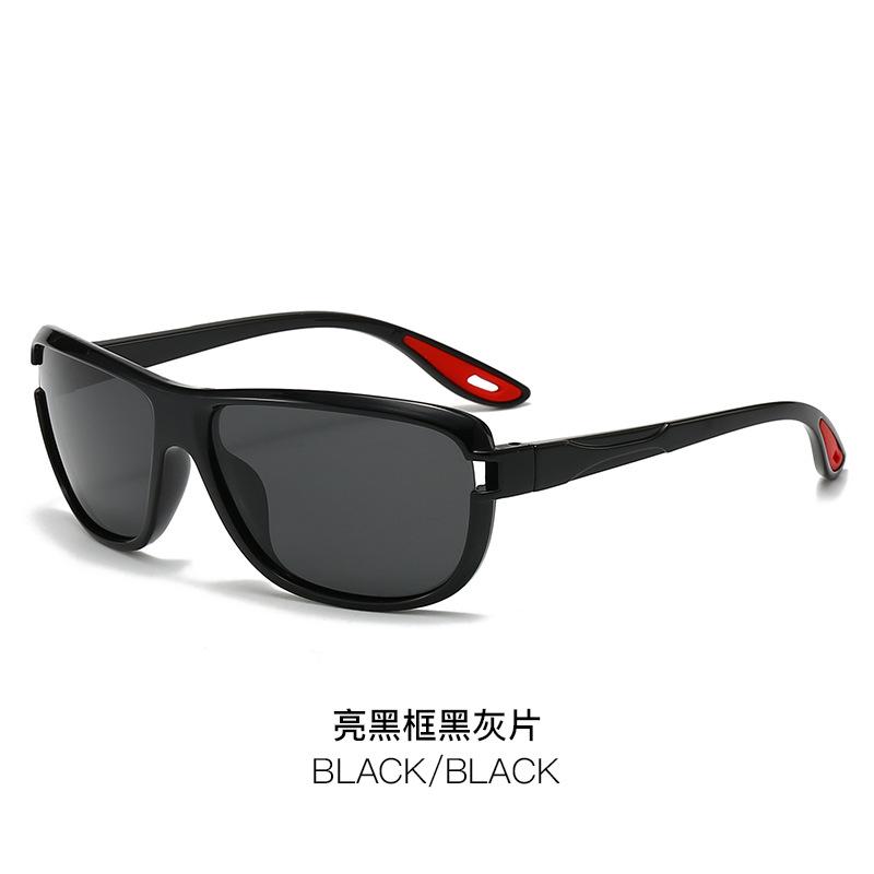 Модные поляризованные солнцезащитные очки, полые цветные солнцезащитные очки, ветрозащитные спортивные очки для езды на открытом воздухе