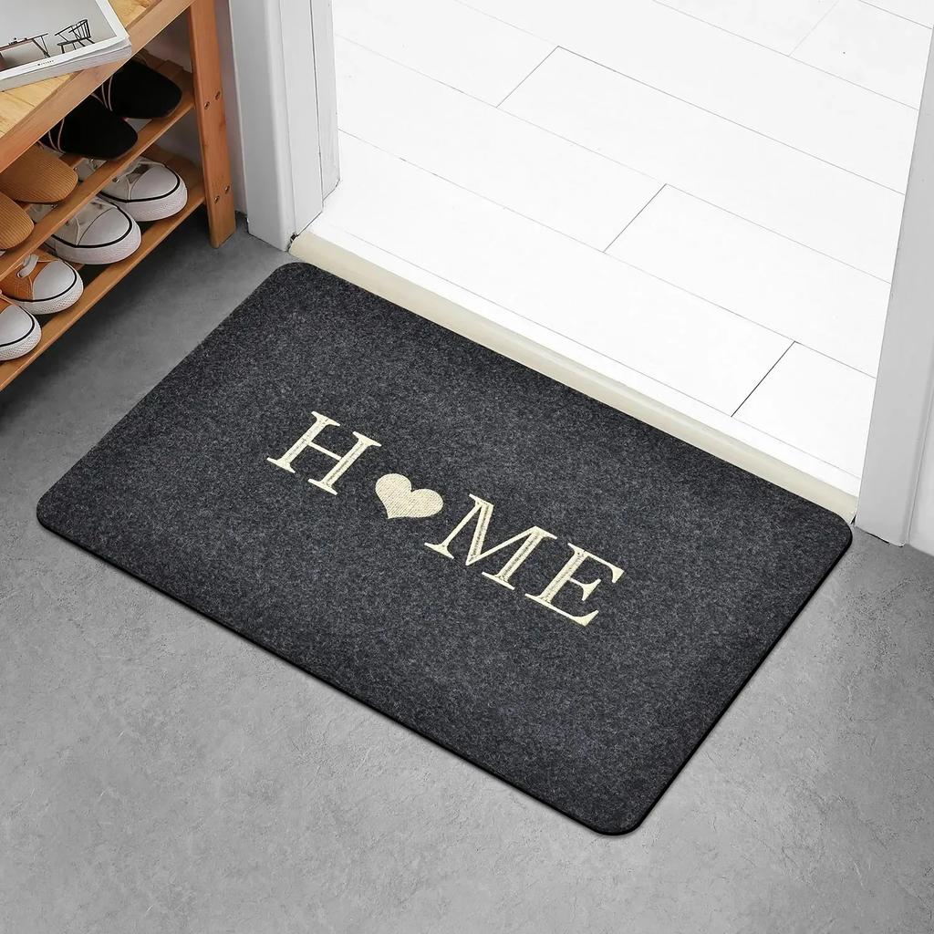 Simple Art Home Pattern Entrance Floor Mat Bathroom Absorbent Foot Door Mat Kitchen Front Door Nonslip Area Foot Mats