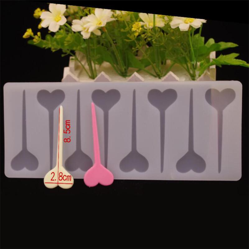 DIY 3D Форма из силикона в виде звезды Сердце Цветок Инструменты для украшения торта Форма для кексов Шоколада Декор Форма для маффинов Трафарет для выпечки