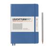 Leuchtturm A5 Denim Notebook with Officially Imported Grid, 361579,