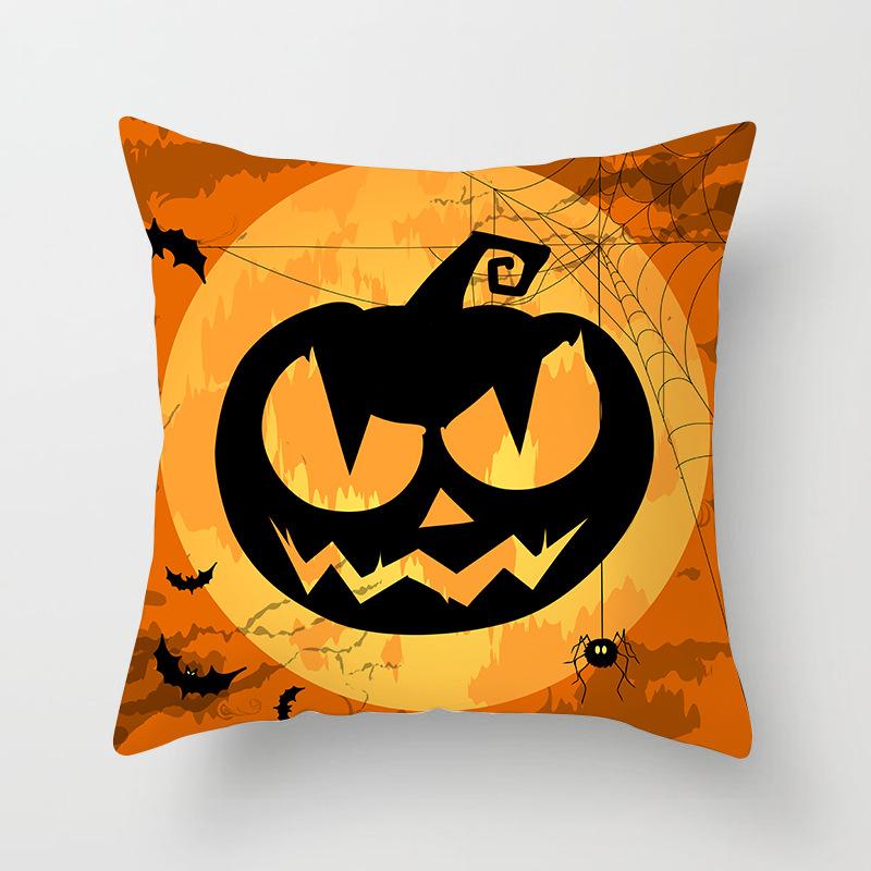 New Halloween Pumpkin Series Pillow Cover Festive Home Sand Release Art Pillow Cushion Cover