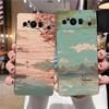 Korean Sunset Scenery For Google Pixel 8 7 6 Pro 6A 5G Black Phone Case Soft Shockproof Back Cover Silicone TPU Shell Coque