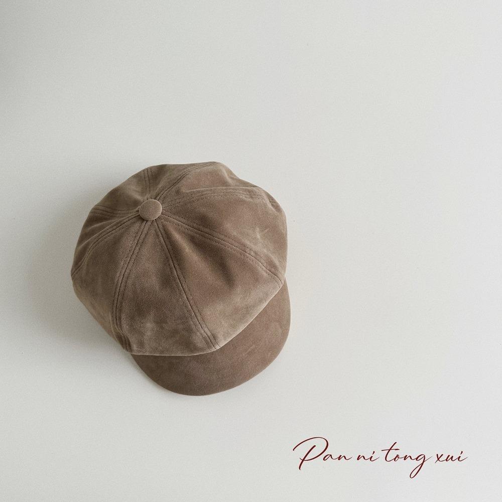 Windproof Octagonal Beret Hat Solid Color Autumn Winter Cap Retro Newsboy Cap Boy Girl