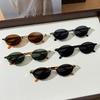 Retro Hong Kong Style Personalized Sunglasses Women's 2026 New High-end Old Money Wind Street Shooting Fashion Sunshade Sunglasses Men