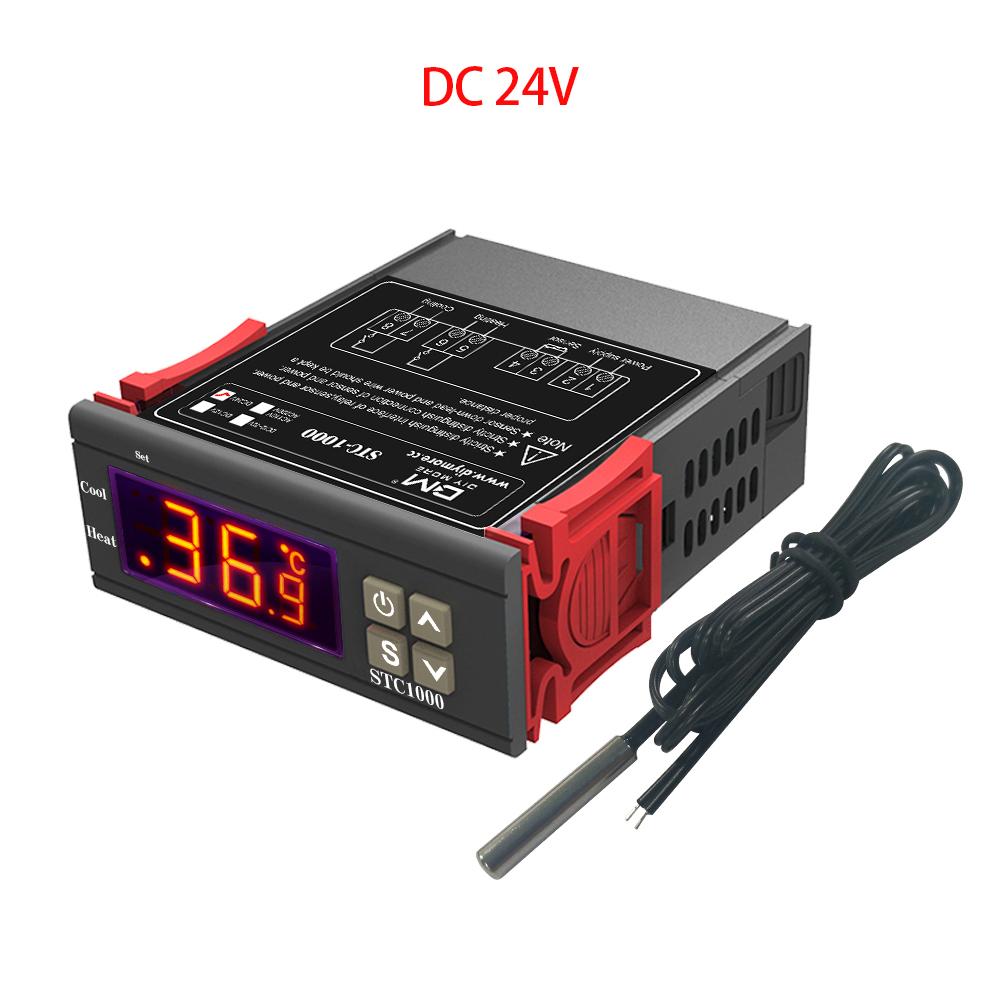 STC-1111 Цифровой терморегулятор AC 111-111V DC11V 11V NTC-сенсор Красный дисплей Диапазон измерения -11~99°C Релейный выход