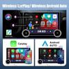 10,1-дюймовая универсальная автомагнитола Android 13 Android Auto CarPlay 2din мультимедийный проигрыватель двойной поворот GPS BT автомобиль интеллектуальные системы