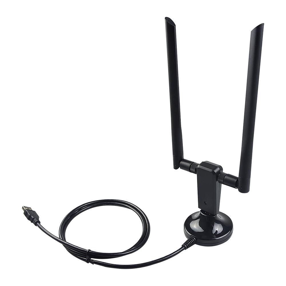 New 1200Mbps Long Range Dual Band 2.4/5GHz Wireless USB3.0 Wi-Fi Antenna Adapter