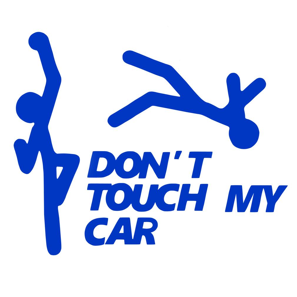 Автомобильные наклейки, модные забавные украшения, аксессуар для стайлинга автомобилей, не трогайте мою машину, детская наклейка в креативных светоотражающих наклейках
