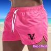 BBK-43 2025 Summer Men's Quick-Drying Swim Trunks Sports Pants Swimwear Beach Shorts Jogging Shorts