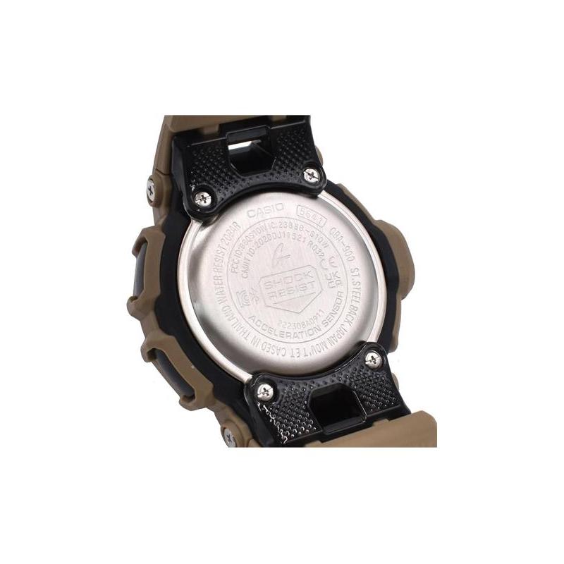 Casio Серия G-SQUAD Ударопрочные и водонепроницаемые Двойной дисплей Bluetooth Подсветка Спорт Повседневные Универсальные функции Шагомер Кварцевый механизм GBA-900UU-5APR