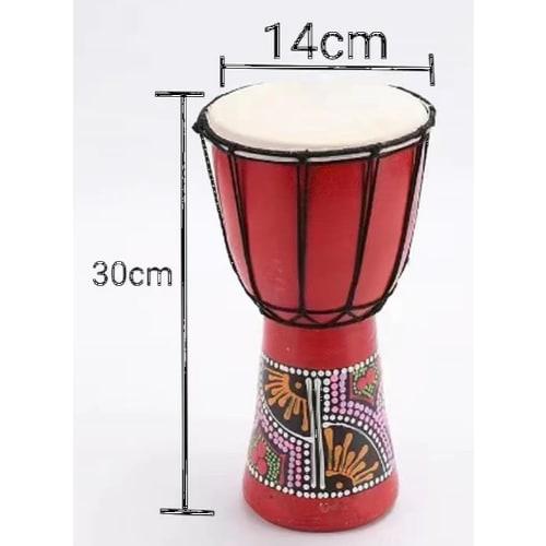 Anfang Djembe Musical Instrument, Folk Drum, Percussion (30cm Tall)