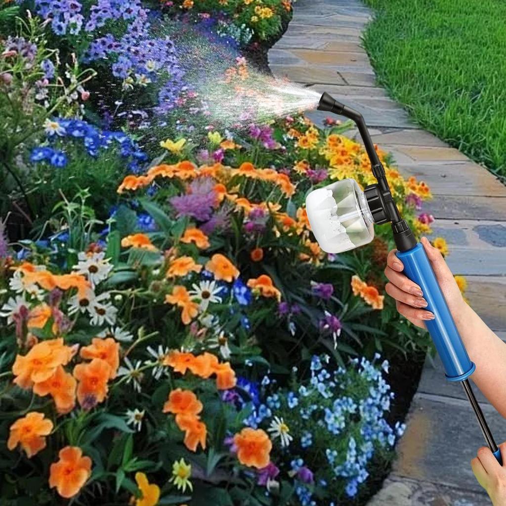 Garden Powder Dispenser Lightweight Gardens Powder Duster Sprayer Multi-Functional Diatomaceous Earth Sprayer Gardening