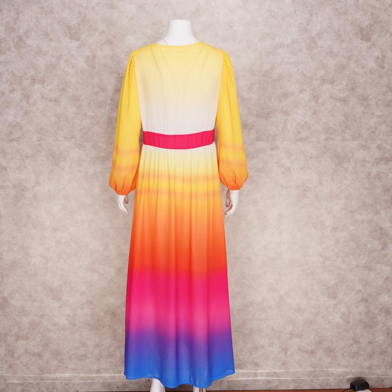 Super Quality Comfortable Fabric Wrinkle-free Neon Shades Chiffon Tunic Sexy Beach Dress Women Beach Wear Swim Suit Cover Up