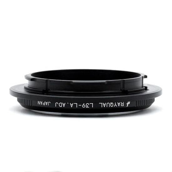 Japan Hobby Tool Rayqual Mount Adapter for Leica L39 Mount Leica Made in Japan L39-LA Lenses, L-Mount Compatible,