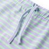 Children's Straight Skirt with Bright Mint Stripes 92/104/116/128/140