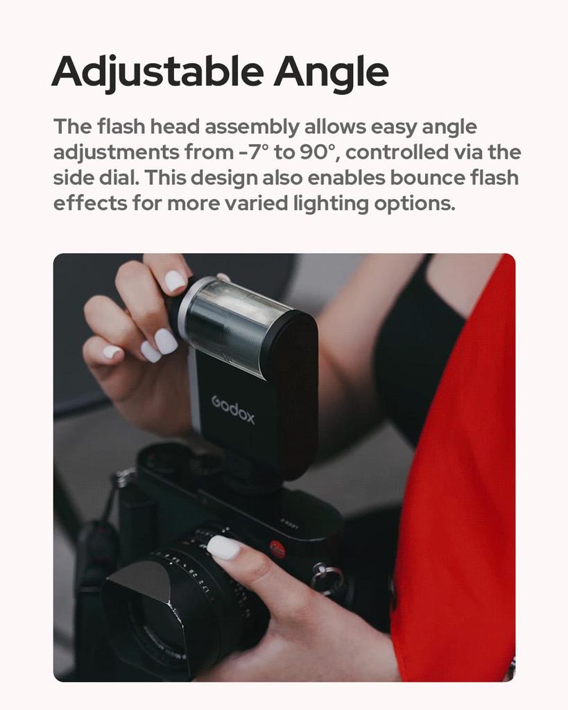 GODOX iA32 Camera Flash 5 Level Adjustable Mini Flash Mode Auto/Manual