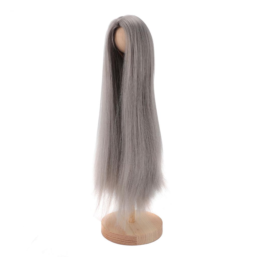 1 4 Doll Wig for 7 To 8in Doll Soft High Temperature Silk DIY Styling Ball Jointed Doll Long Straight Wig for