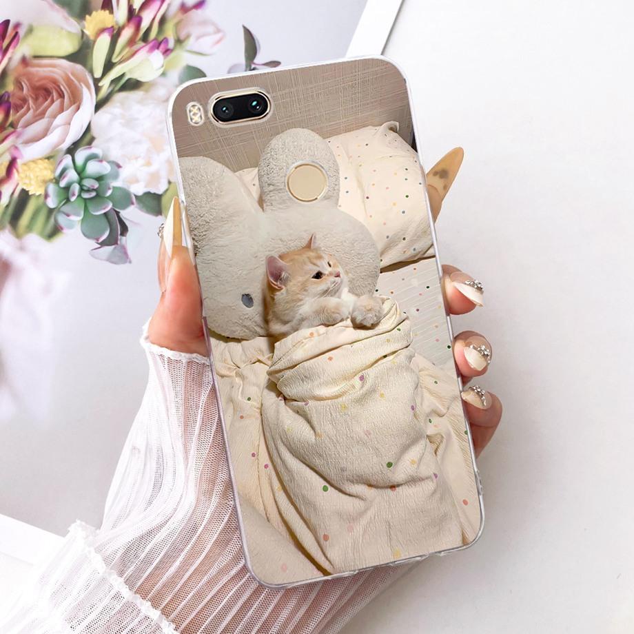 For Xiaomi Mi A1 Mi 5X Phone Case Luxury Flower Butterfly Cartoon Bow Pattern Back Cover Soft TPU Silicone On Xiomi mia1 mi5x
