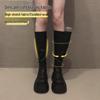 2025 Women's Knee-High Thick Sole Boots - Slimming, Over-the-Knee, Mid-Calf High-Top Autumn Design