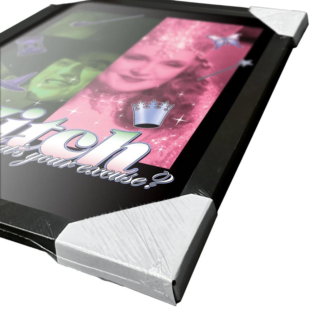 The Wizard Of Oz I Am A Witch Framed Poster