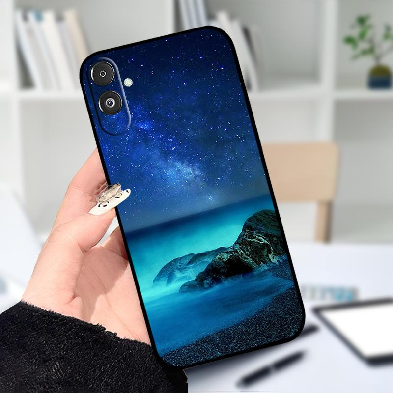Для Samsung F14 M14 5G Мягкий чехол Модный принт Черный Силиконовый TPU Чехол для телефона Для Samsung Galaxy A14 4G 5G Ударопрочные чехлы