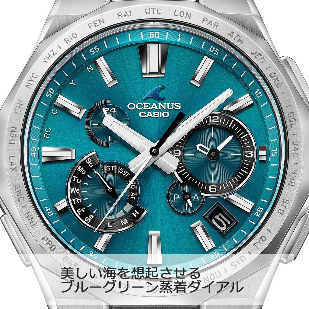 Часы Casio OCEANUS (OCW-T6000SG-2AJR) - Сделано в Японии, Аутентичный японский продукт, Модель к 20-летию CLASSICLINE, Ограниченная серия 500 штук по всему миру