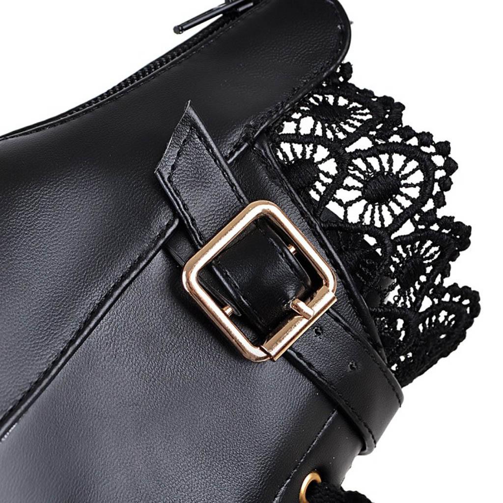 Модные женские ботинки на толстом высоком каблуке, кружевная студенческая обувь на платформе