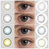 Diamond Colored Contact Lenses For Eyes Cosmetics Shining Coloured Contact Lenses Soft Color Eye Lens 1 Pair Yearly Lenses