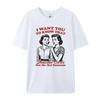 Vintage Womens Funny Meme Graphic TShirts Loose Short Sleeve Tops Sarcastic Humor Hippie Weirdcore Tee Female Fashion Clothing