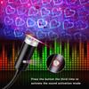 USB Star Projector Night Lights 3 Colors & 24 Lighting Modes Sound Activated Strobe Adjustable Starry Galaxy Lamp Car Room Decor