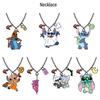 Милое ожерелье с мультяшным персонажем Стичем на Хэллоуин, аниме-подвеска